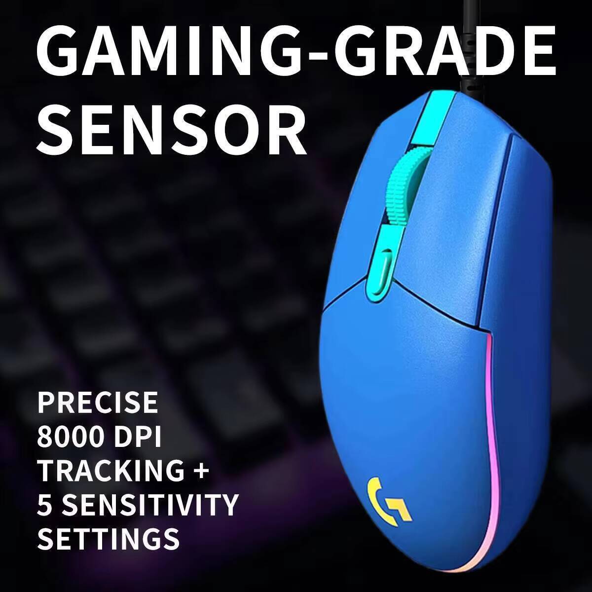 Logitech G203 Prodigy Wired Ga - Logitech Mouse G203 recension och pris